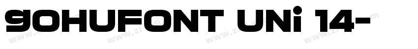 GohuFont uni 14字体转换